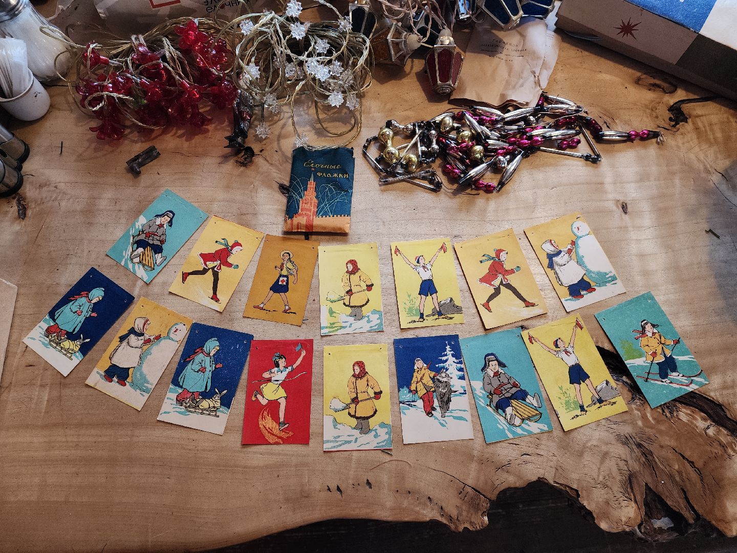 Ретро-елка, Елочное украшение, зима в подмосковье, зима в рузе, руза, рузский городской округ, московская область,