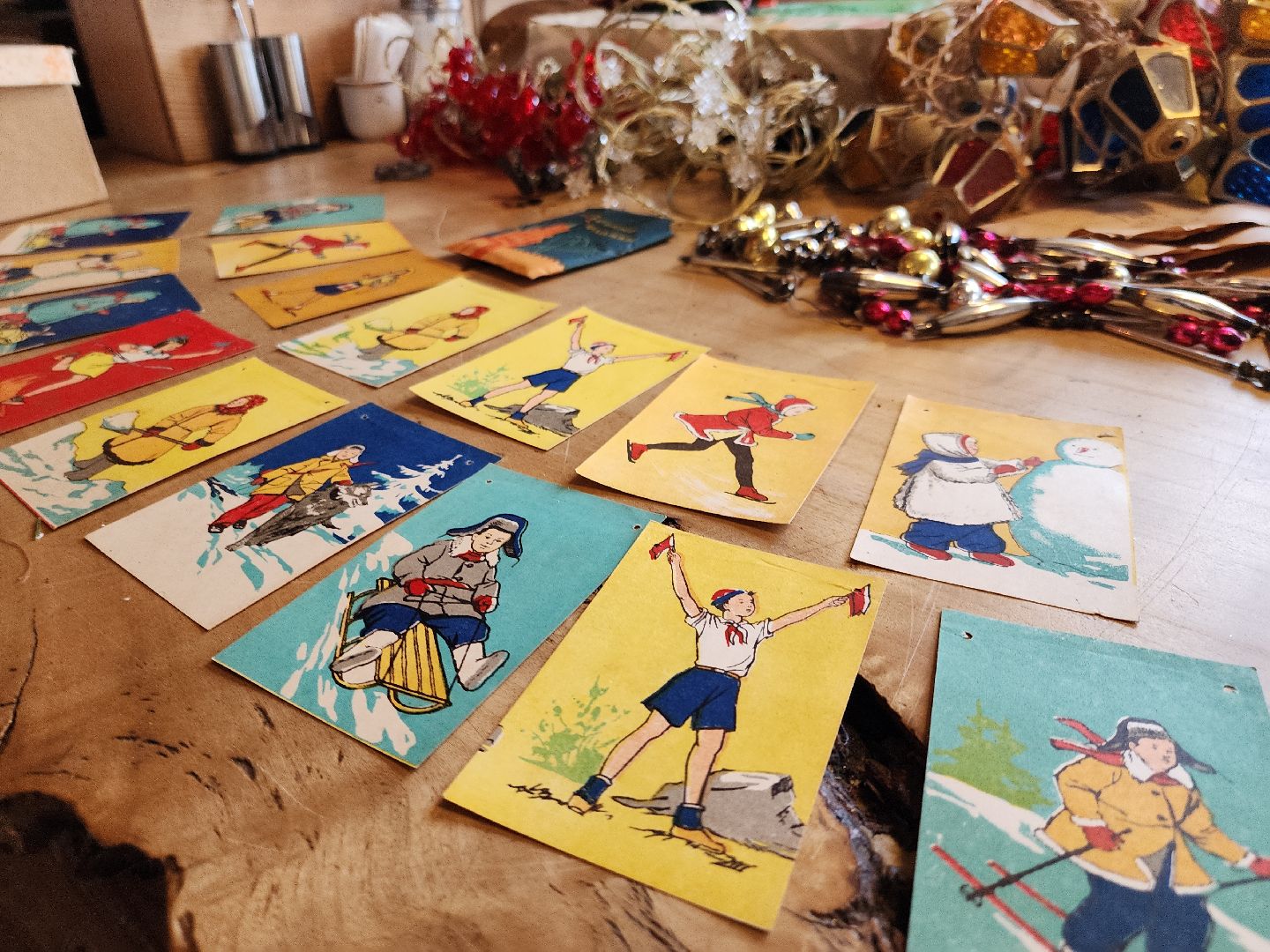 Ретро-елка, Елочное украшение, зима в подмосковье, зима в рузе, руза, рузский городской округ, московская область,