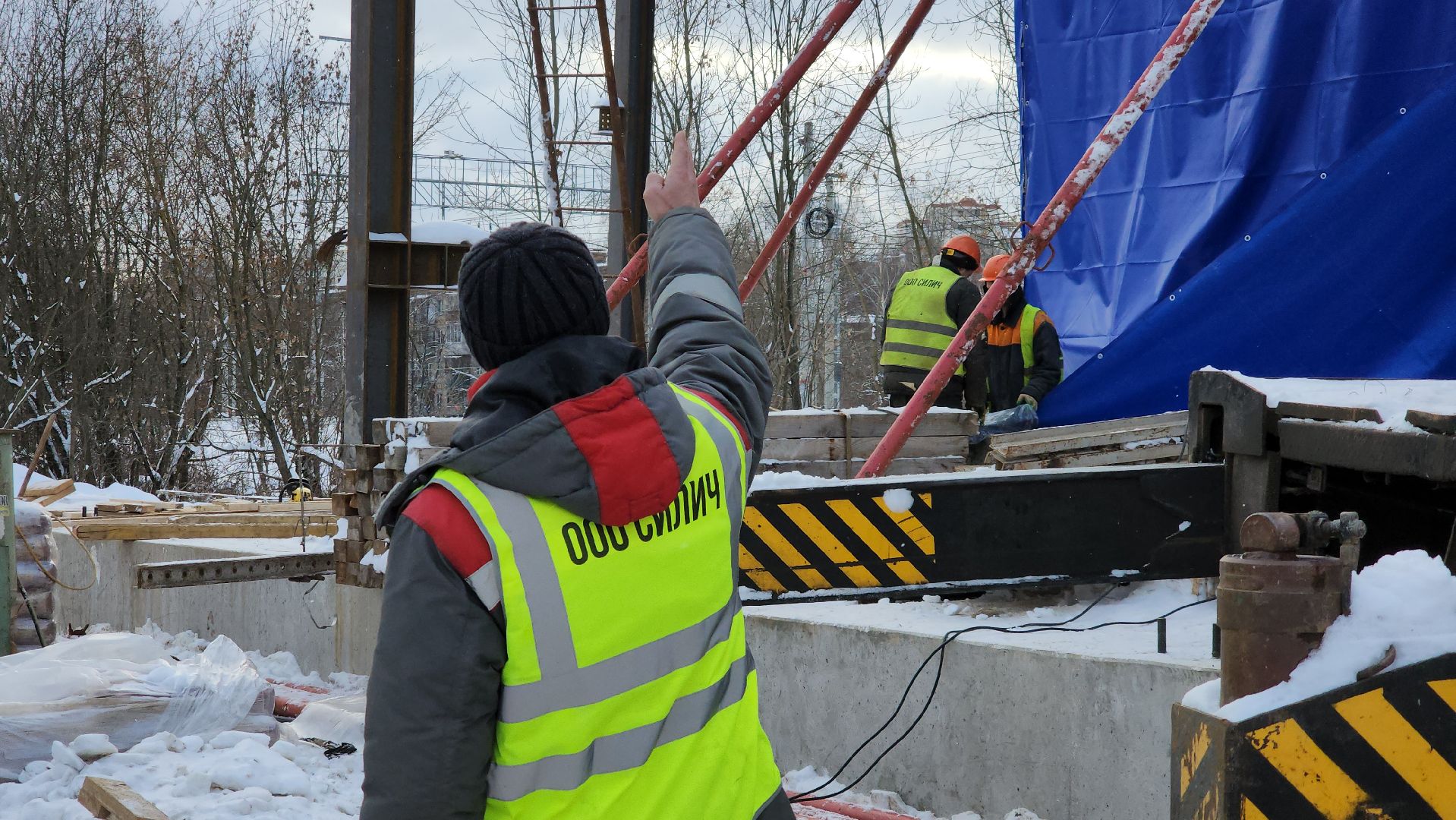 наземный переход, Строительство, Лобня, вертикалки,