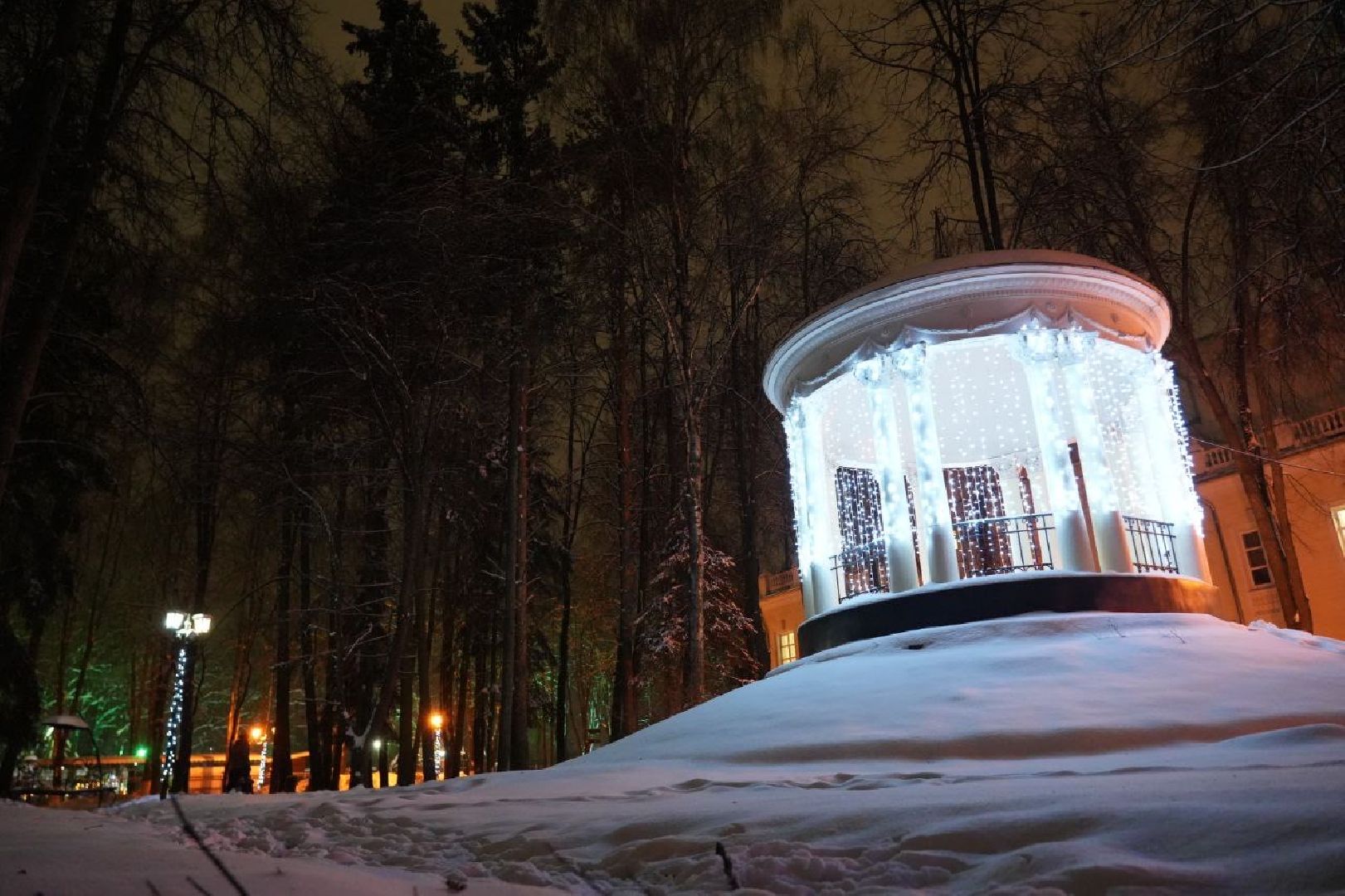 Благоустройство, Новый год, Сергиев Посад, Сергиево-Посадский городской округ, Зима в Подмосковье, Украшение, Рождество, Новогоднее настроение,