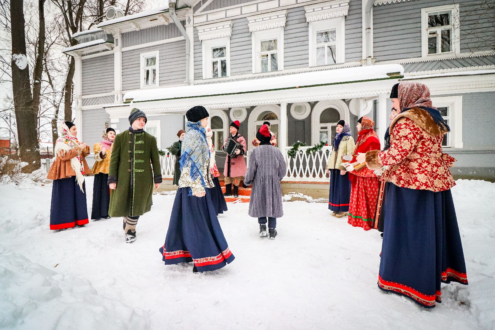 Клин, общество, культура, традиции русского народа, зима в подмосковье, встреча зимы, вертикалки,