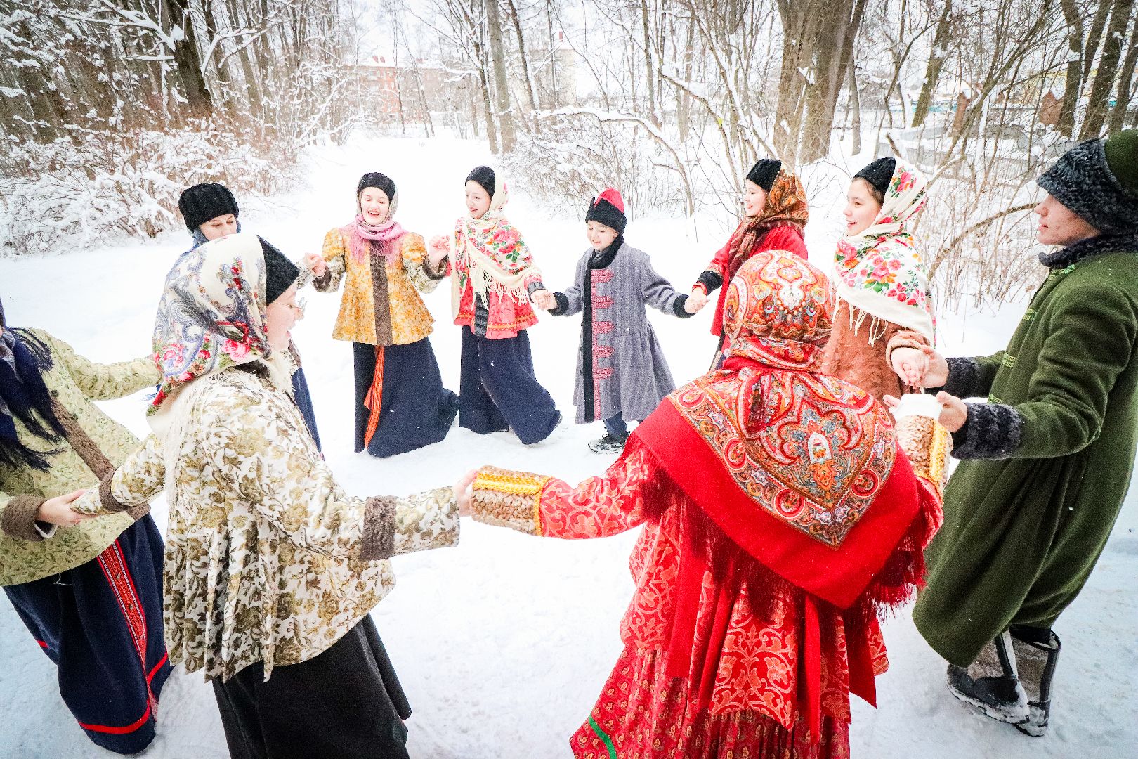 Клин, общество, культура, традиции русского народа, зима в подмосковье, встреча зимы, вертикалки,
