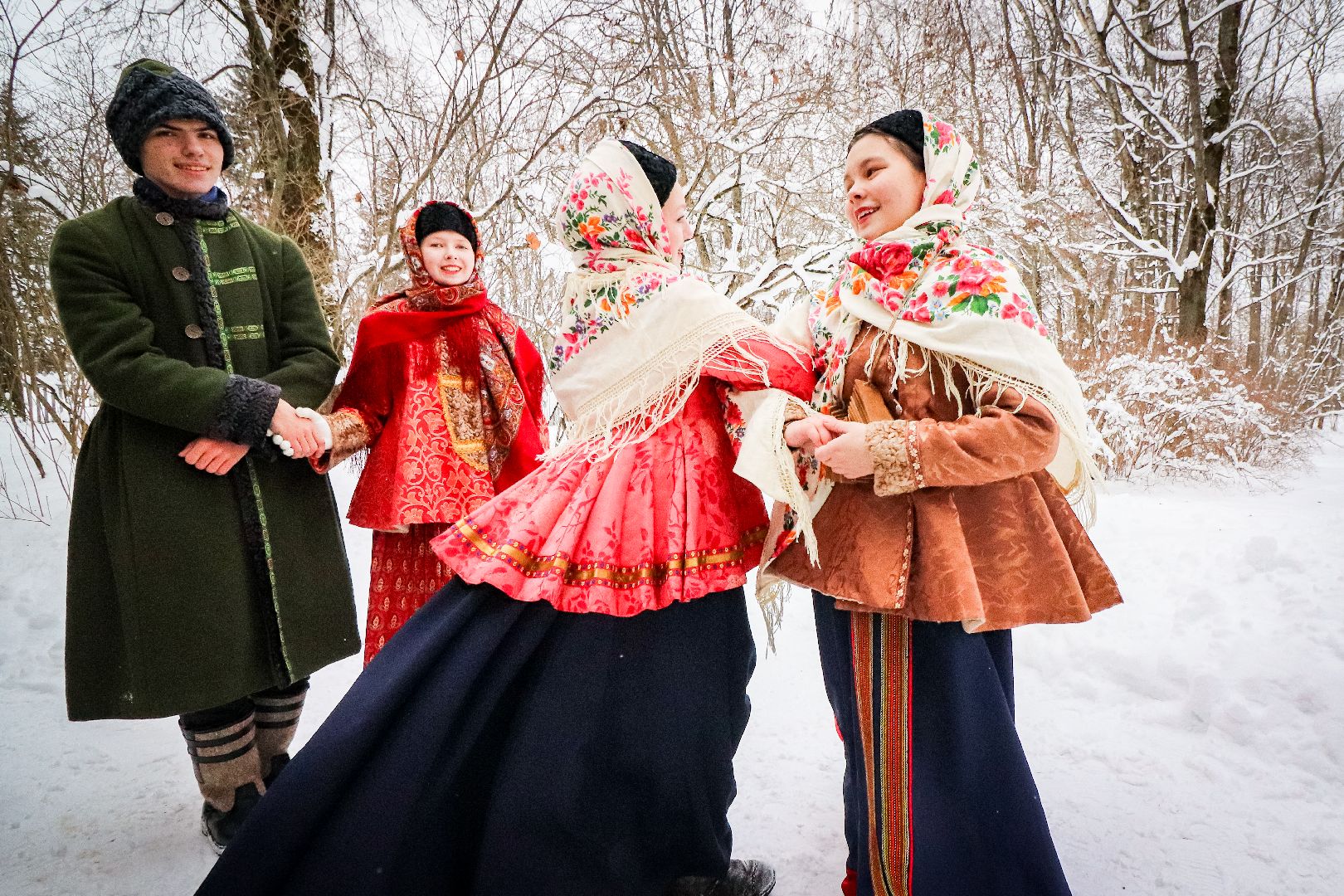 Клин, общество, культура, традиции русского народа, зима в подмосковье, встреча зимы, вертикалки,