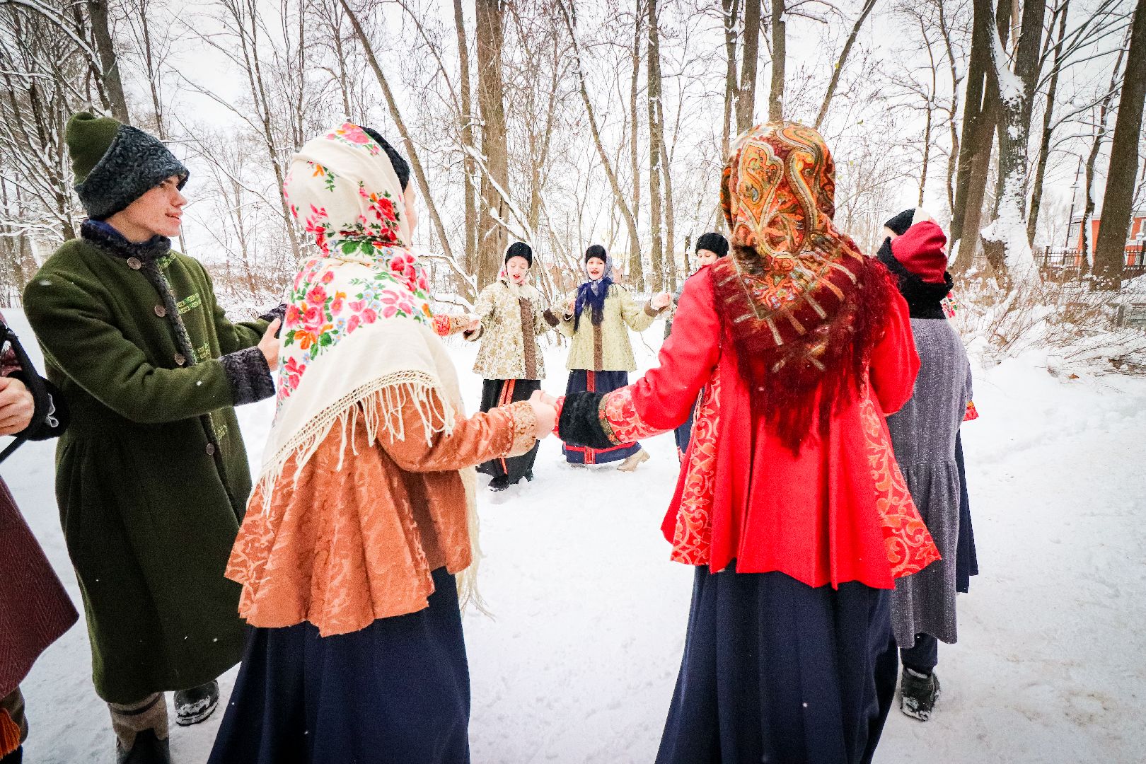 Клин, общество, культура, традиции русского народа, зима в подмосковье, встреча зимы, вертикалки,