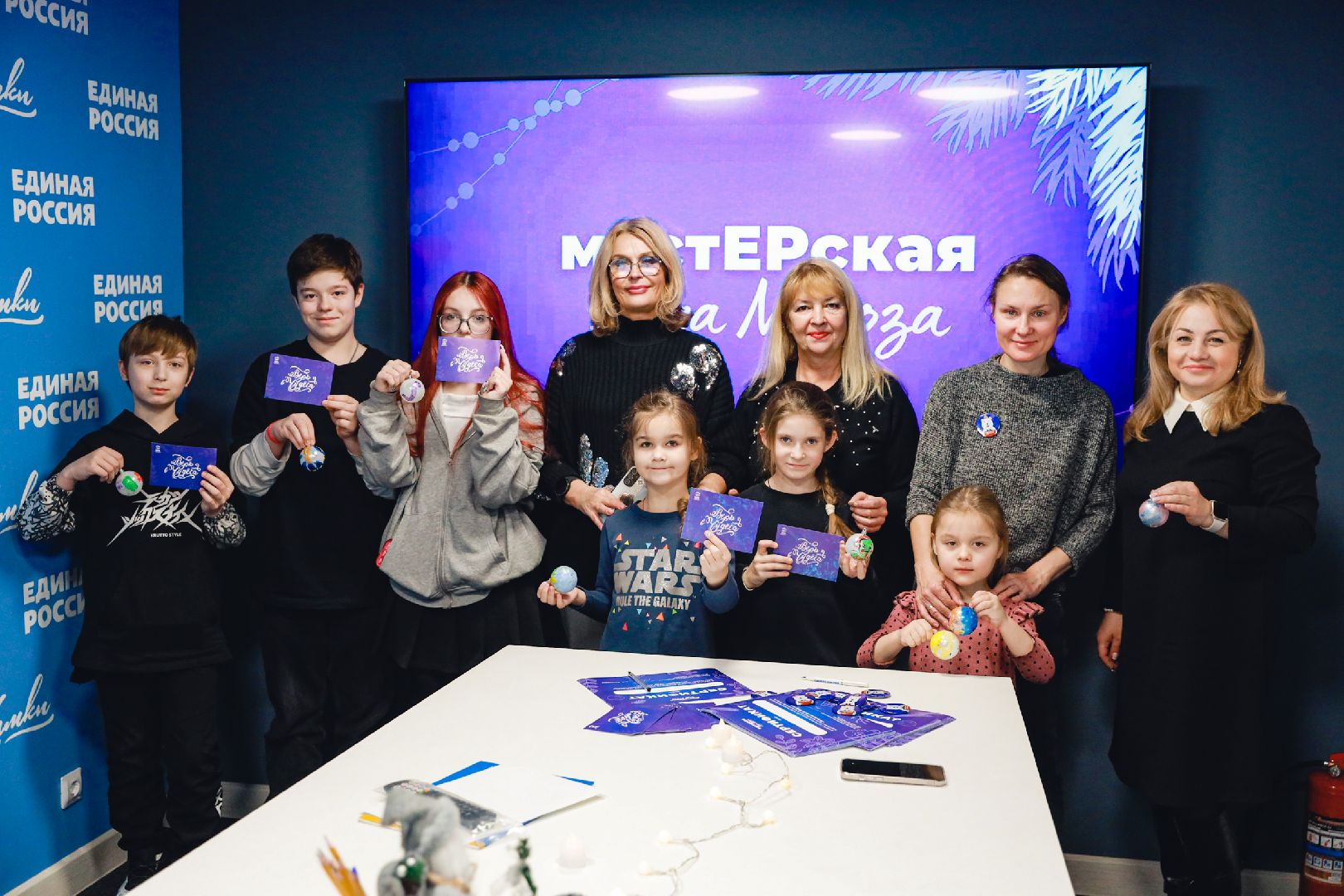 масте-класс, роспись, новый год, дети,