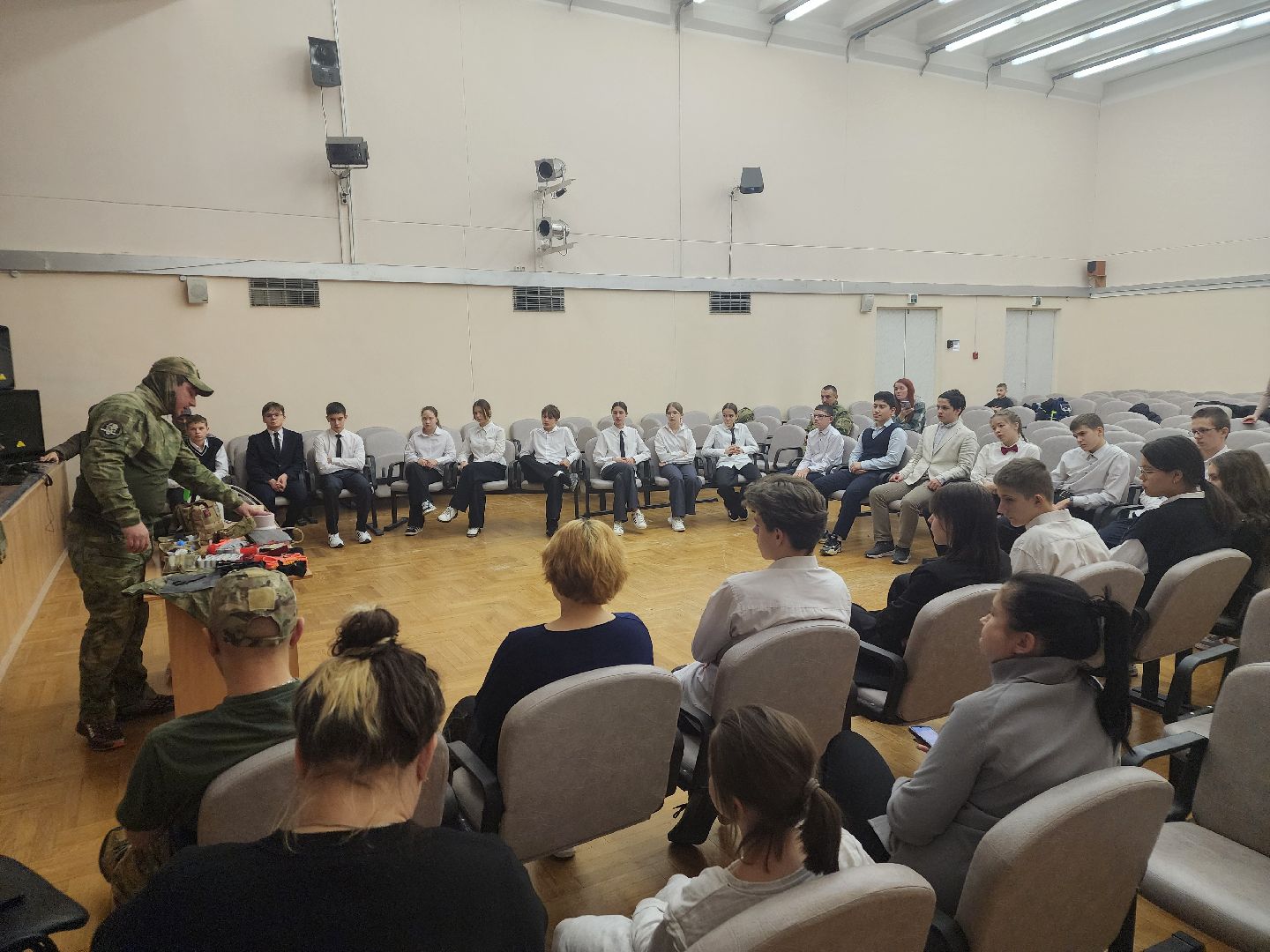 подольск, волонтеры, школа, мастер-класс,