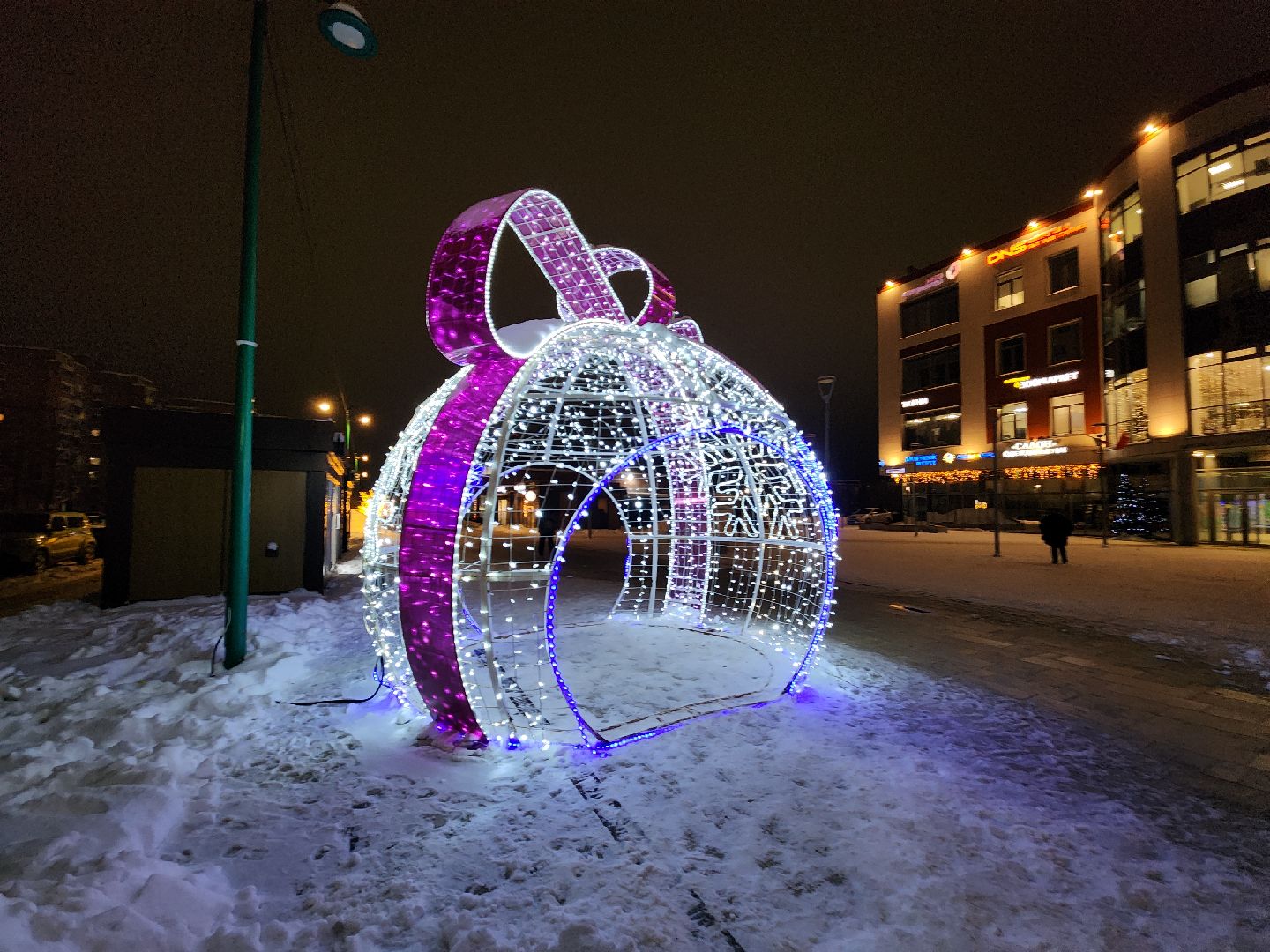 зима в подмосковье, зима в рузе, руза, новый год, украшение города к новому году, московская область, рузский городской округ, вертикалки,