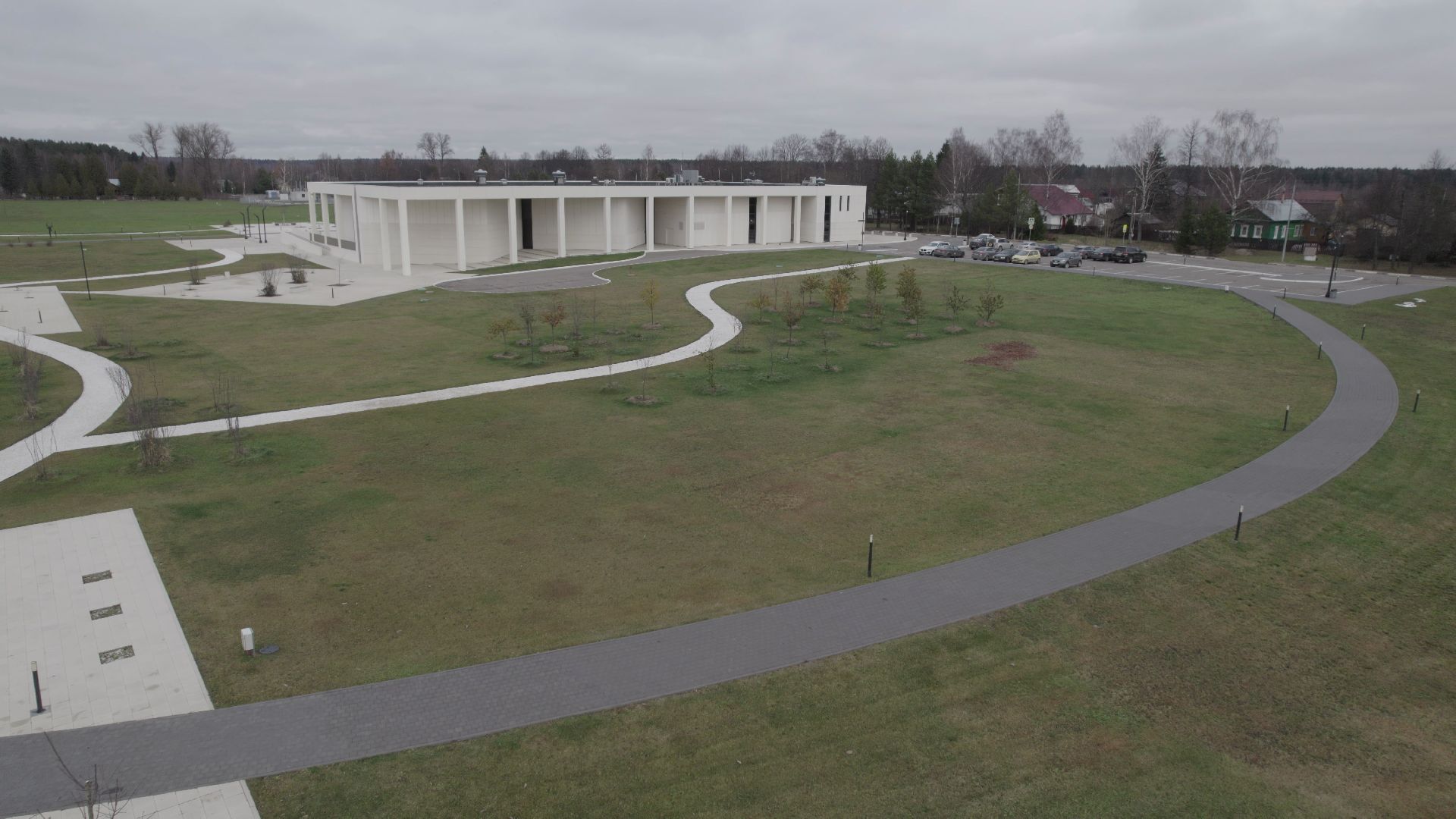 видео с коптера, руза, музей,