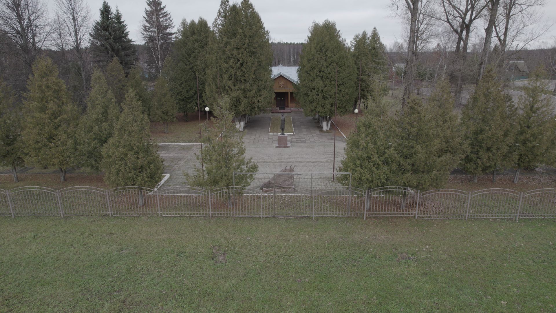 видео с коптера, руза, музей,