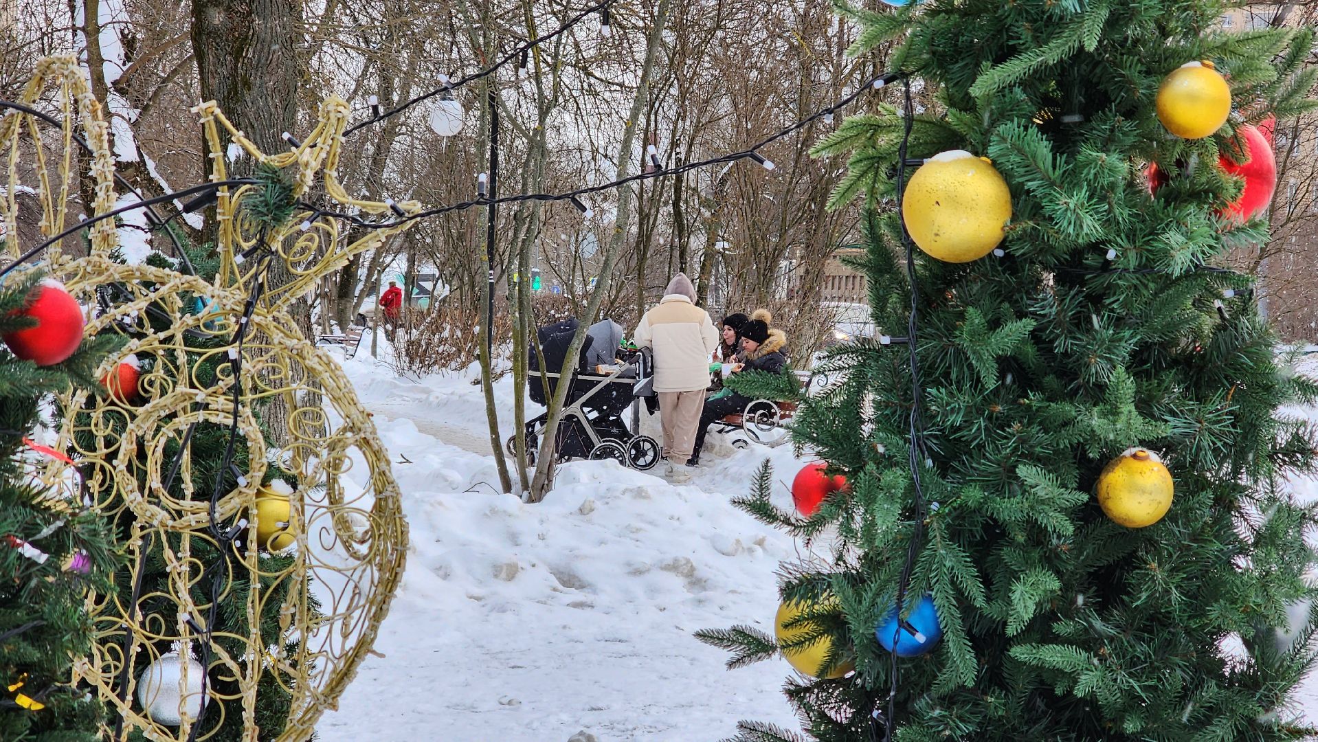 новый год, инсталляция, истра, вертикалки,