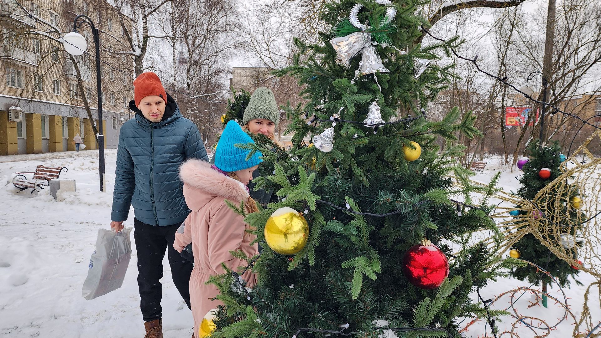 новый год, инсталляция, истра, вертикалки,