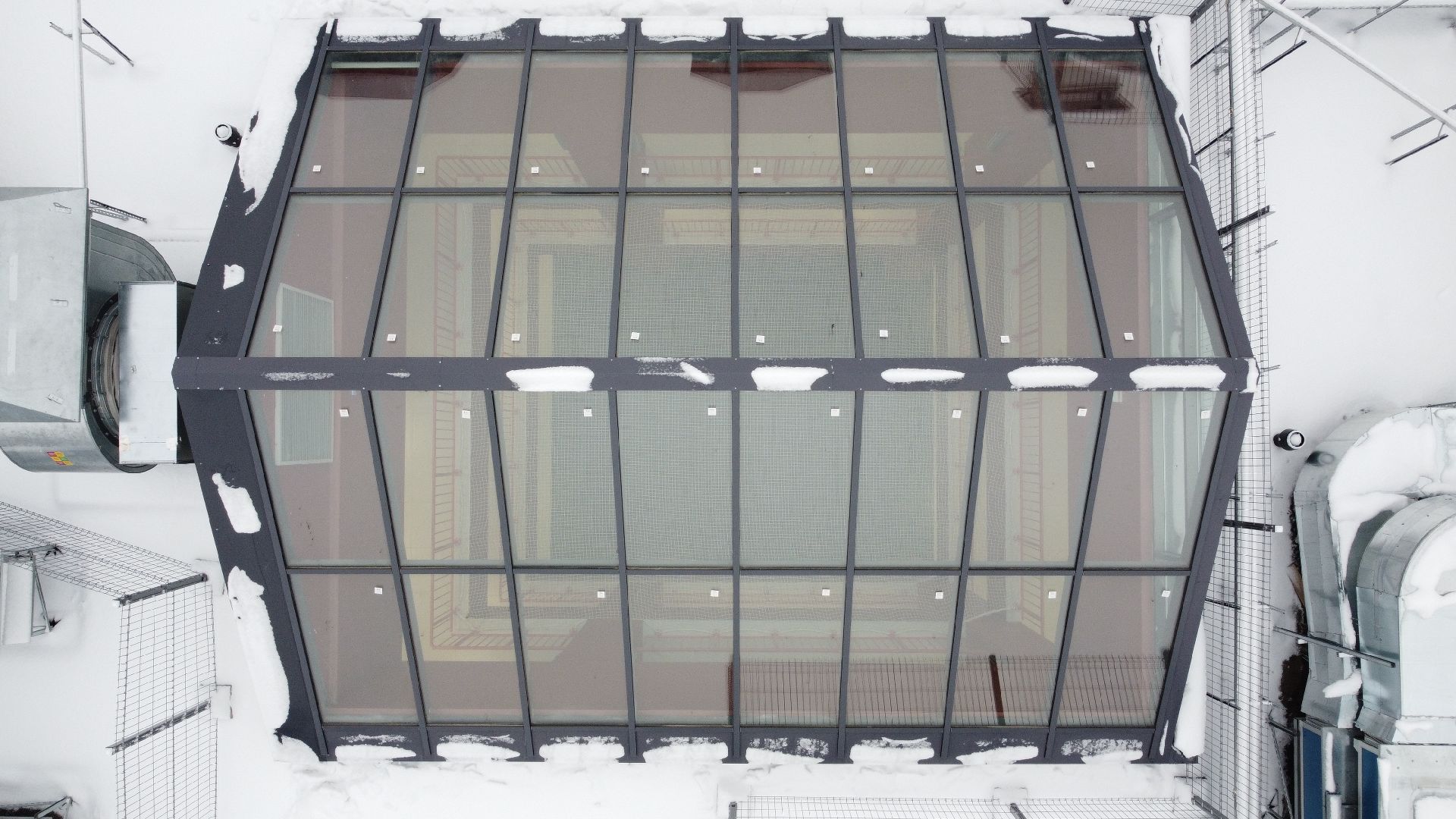 видео с коптера, школа, строительство,