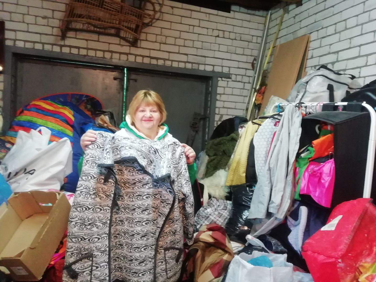 Звенигород, Склад добра, гуманитарная помощь, волонтерская организация, Инна Дрыгина, Наше Подмосковье