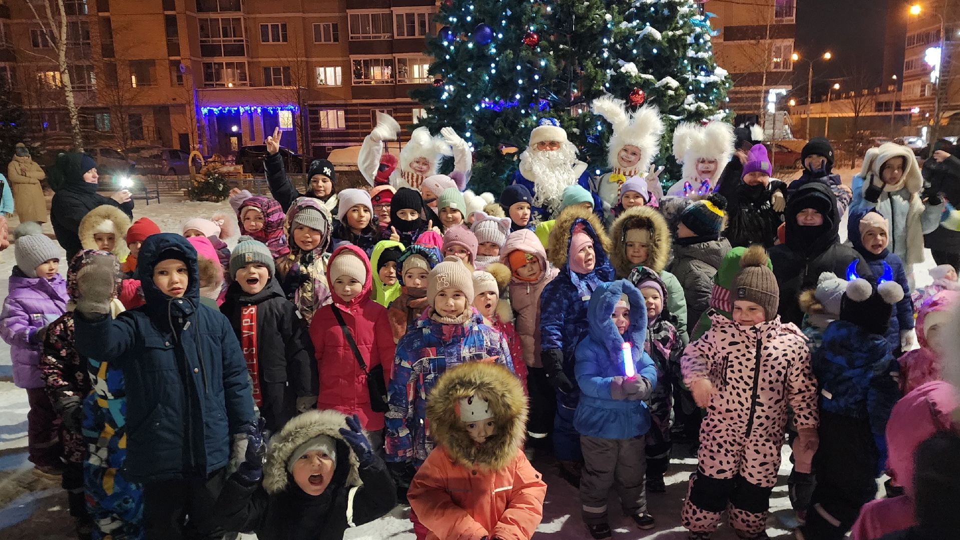 праздник, дети, Зима в Подмосковье, Лосино-Петровский,