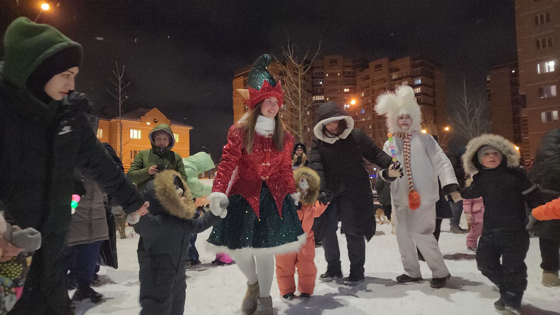 праздник, дети, Зима в Подмосковье, Лосино-Петровский,