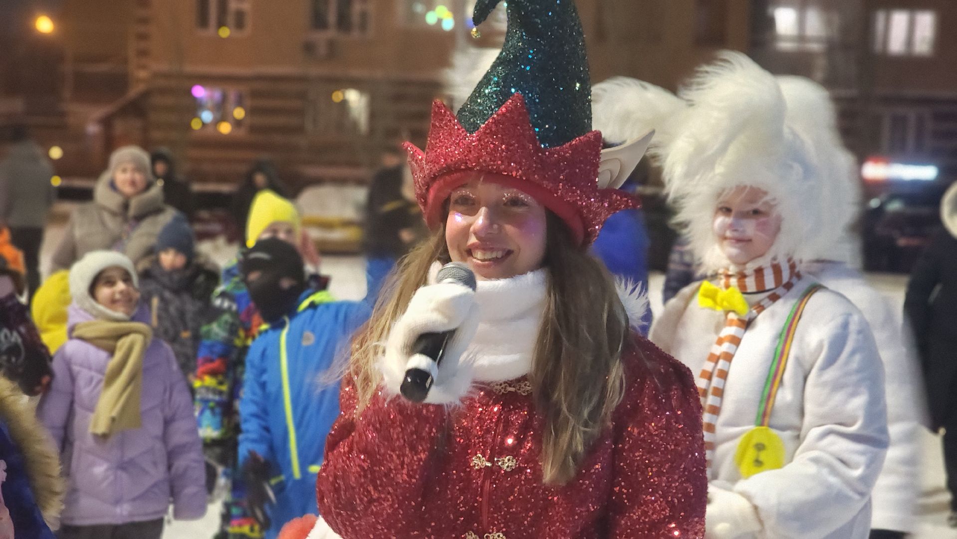 праздник, дети, Зима в Подмосковье, Лосино-Петровский,