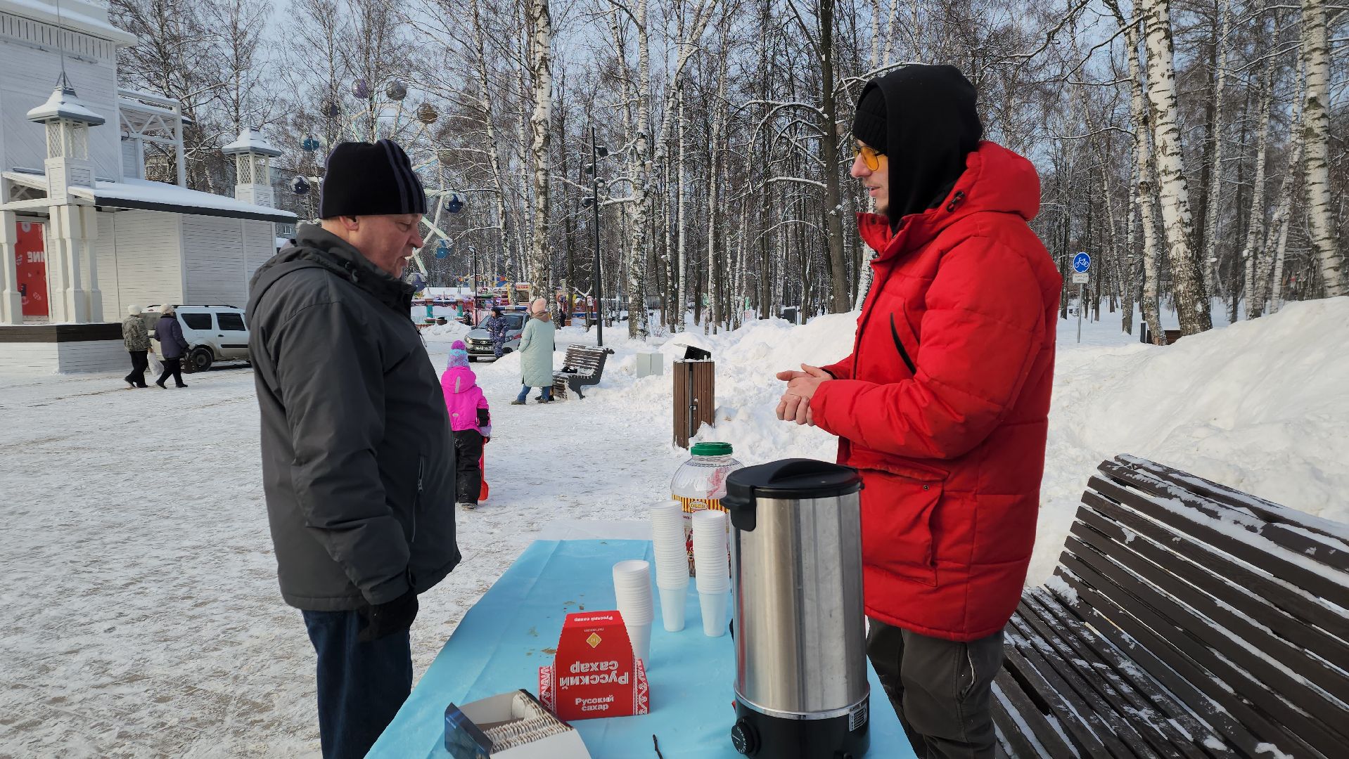 вертикалки, пушкино, центральный парк, самовар, баранки, самоварная станция, дети, семьи,