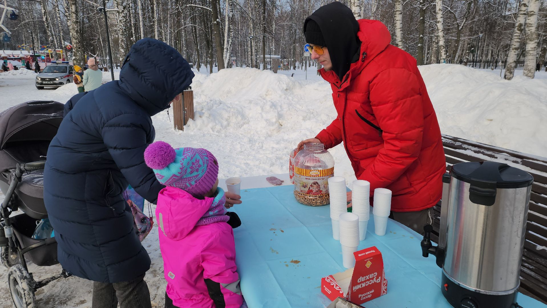 вертикалки, пушкино, центральный парк, самовар, баранки, самоварная станция, дети, семьи,