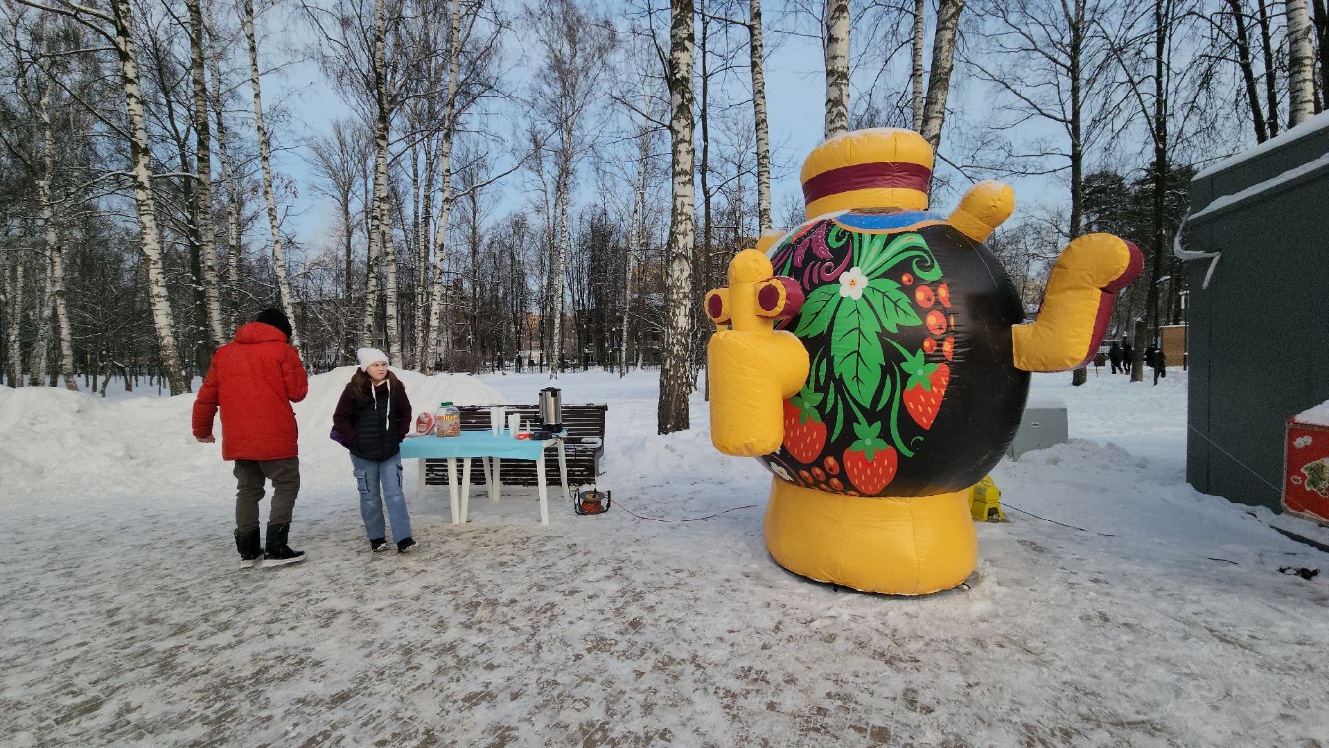 вертикалки, пушкино, центральный парк, самовар, баранки, самоварная станция, дети, семьи,