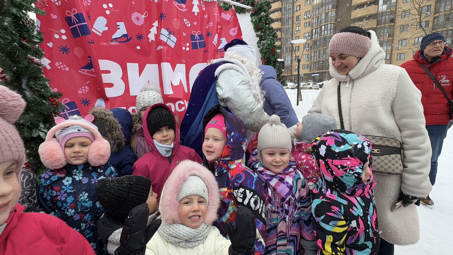 Одинцово, Сани деда мороза, почта деда мороза, вертикалка, вертикальное видео