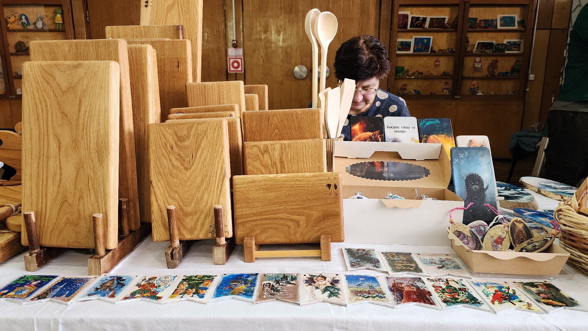 новогодняя ярмарка, ярмарка-продажа, клуб рукодельниц, Старая Купавна, Богородский городской округ, вертикалки