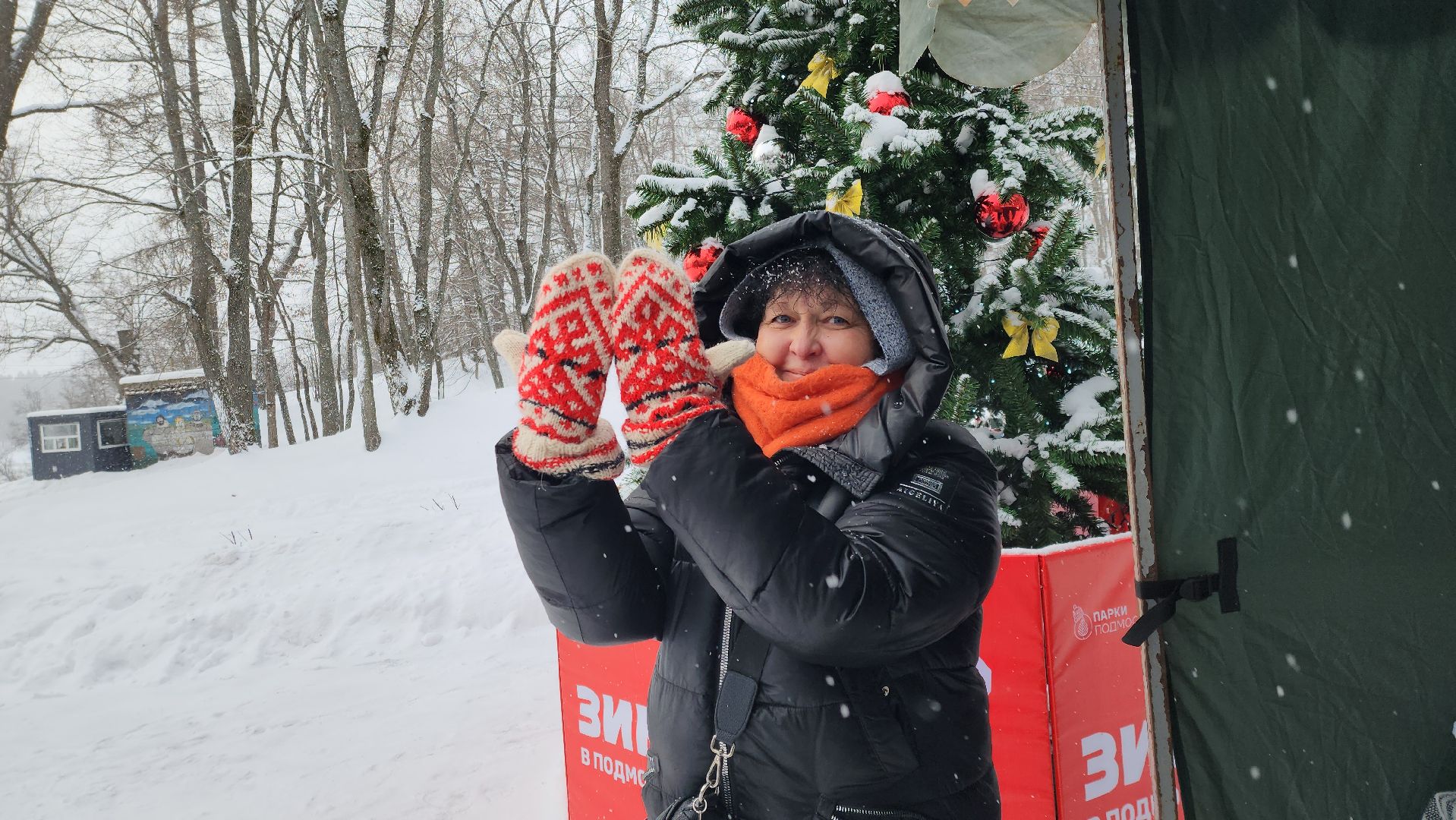 варежки, парк городок, зима в подмосковье, зима в рузе, зима в парке, день чая, руза,