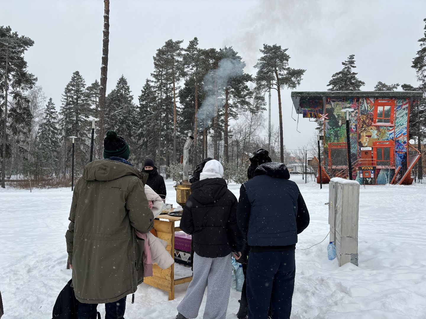парки балашихи, чай с баранками, акция, вертикалки,