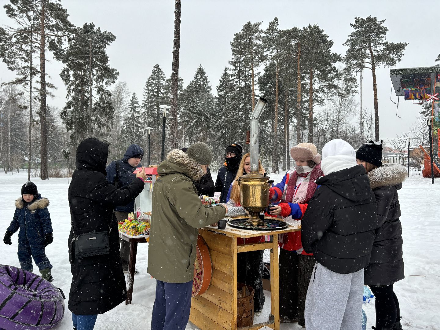 парки балашихи, чай с баранками, акция, вертикалки,