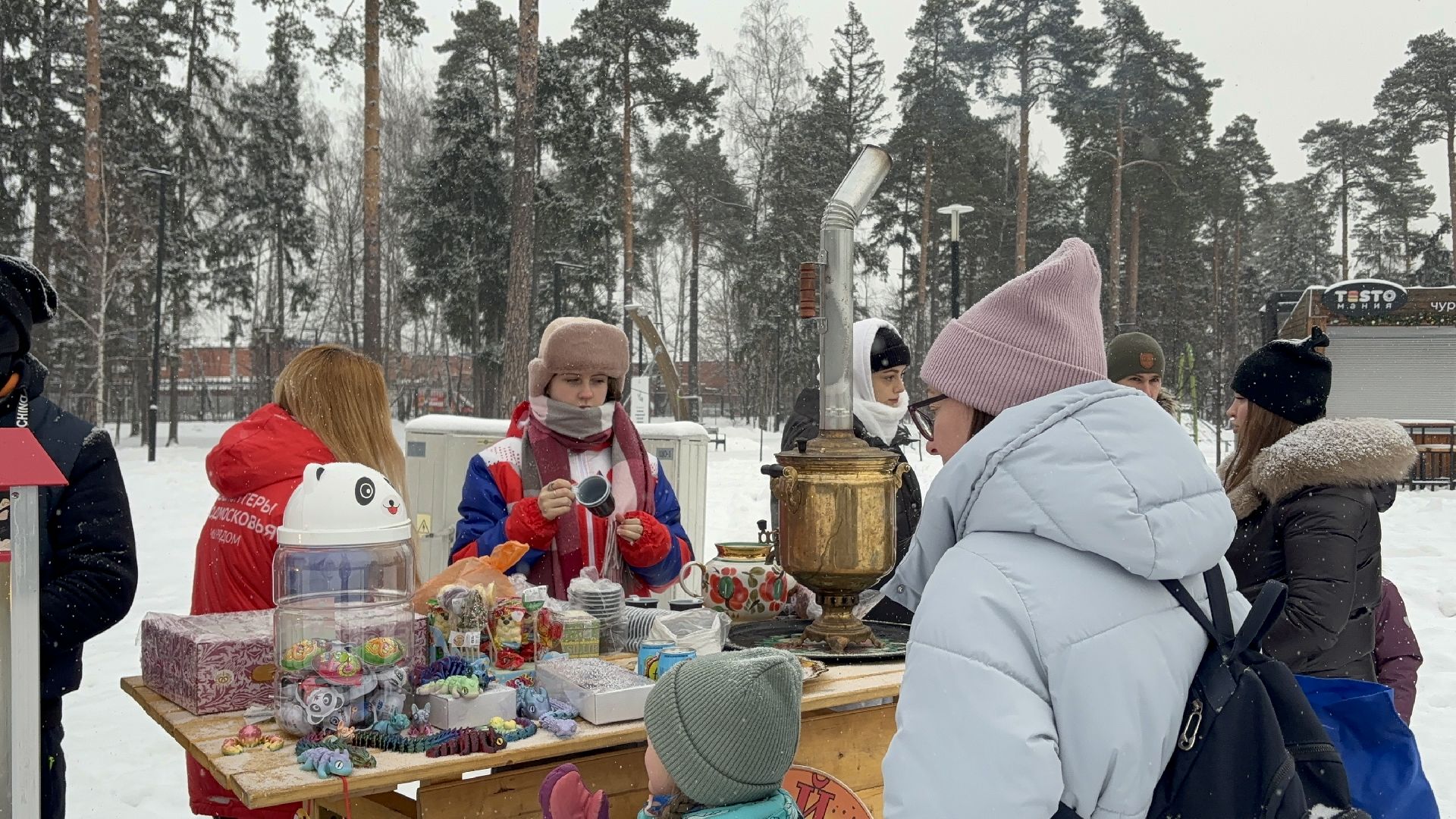 парки балашихи, чай с баранками, акция, вертикалки,
