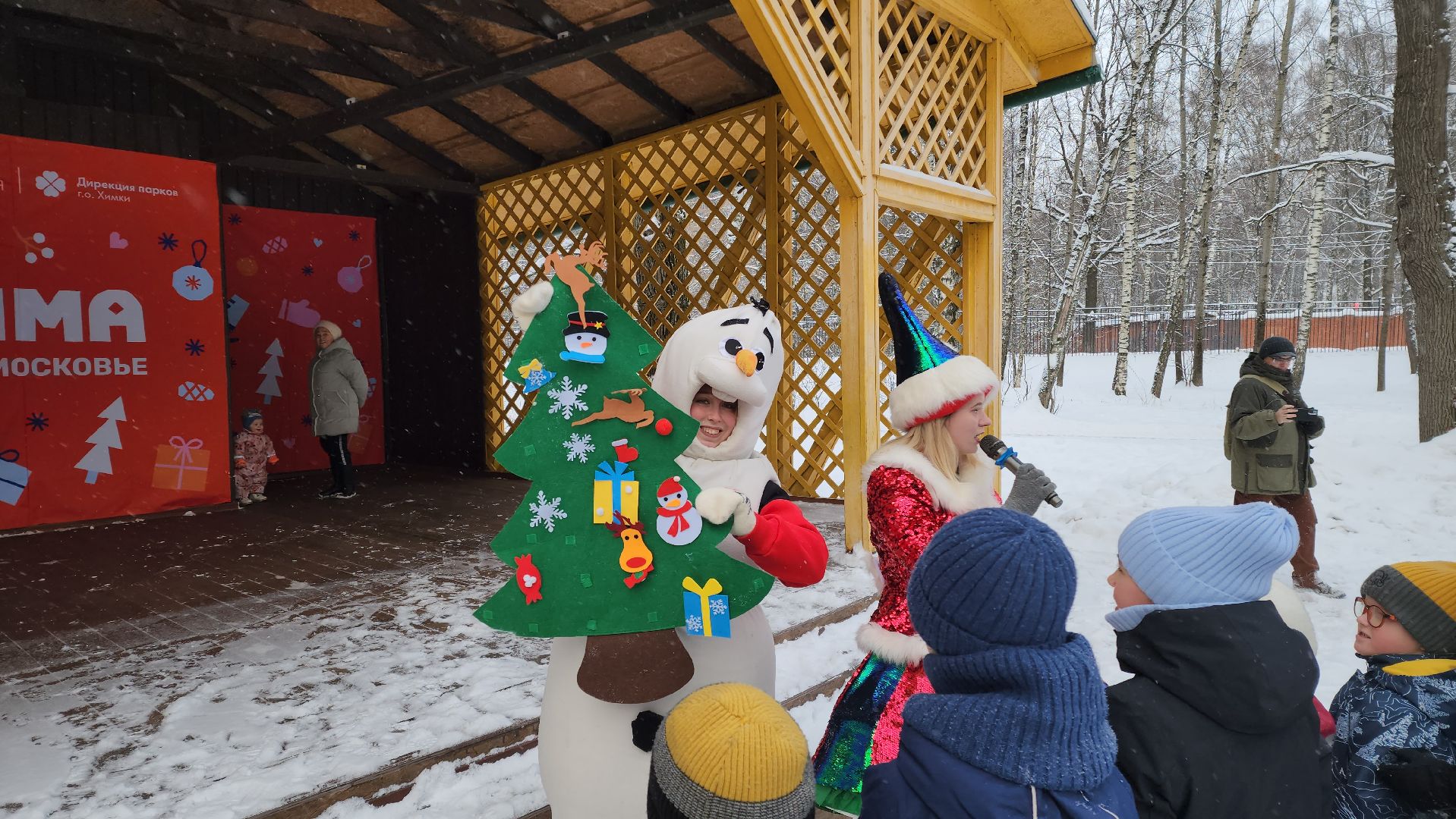 парки, снеговик, новый год, анимация, дети, вертикалки,