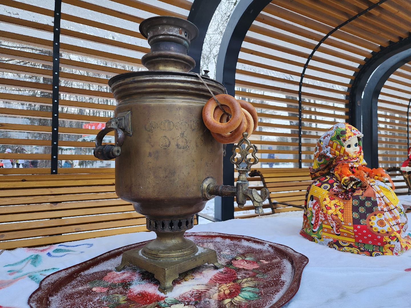 коломна, парки баранки, международный день чая, зима в подмосковье, вертикалка,