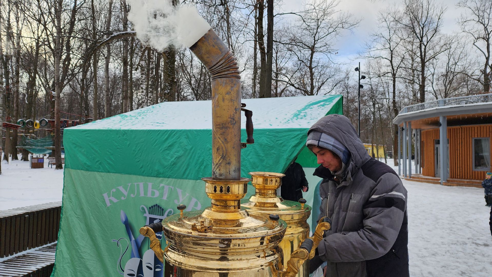ступино, парки баранки, зима в Подмосковье,
