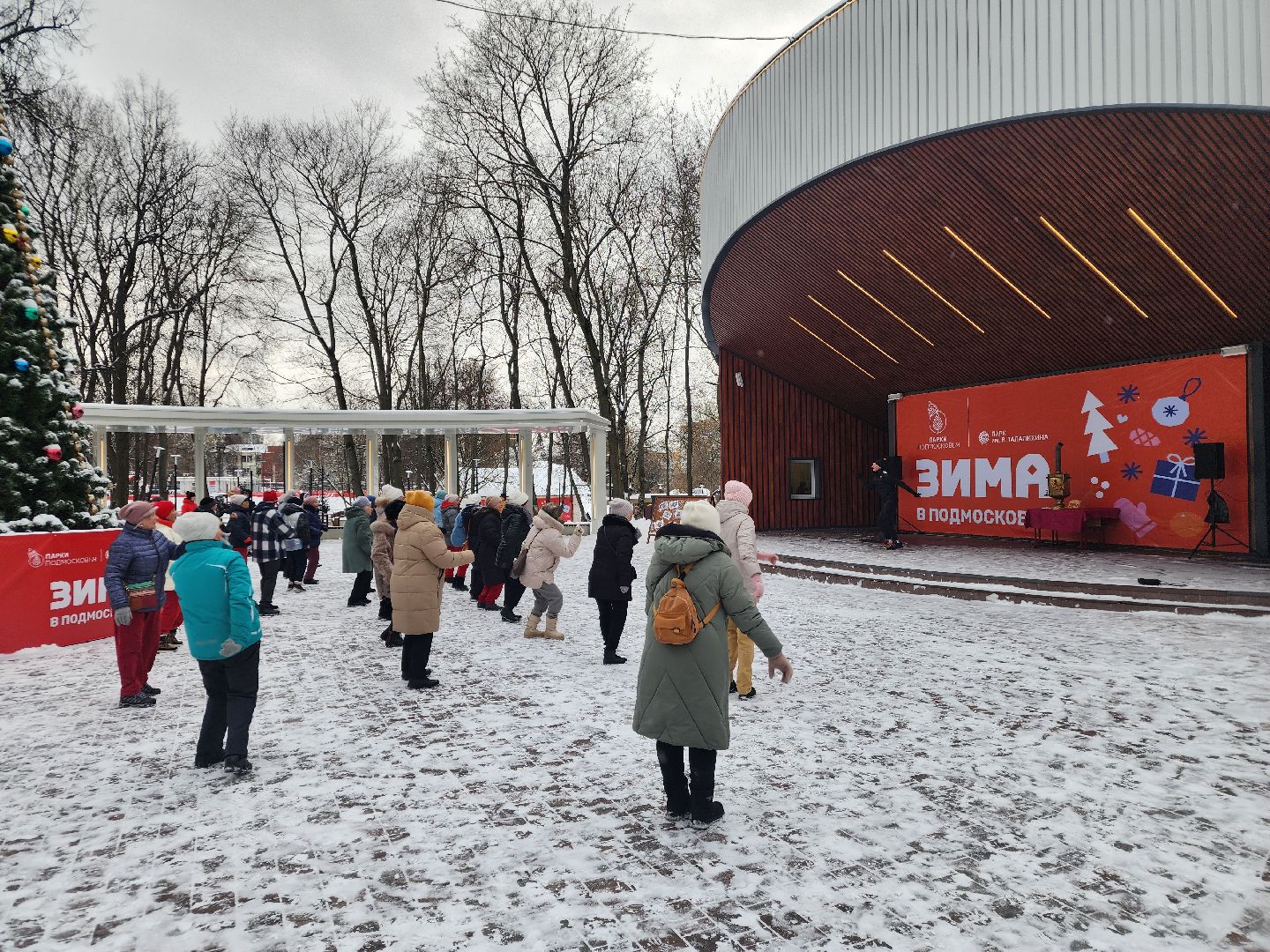 парк талалихина, подольск, активное долголетие, флешмоб,