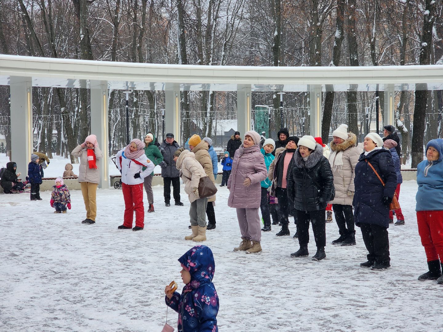 парк талалихина, подольск, активное долголетие, флешмоб,