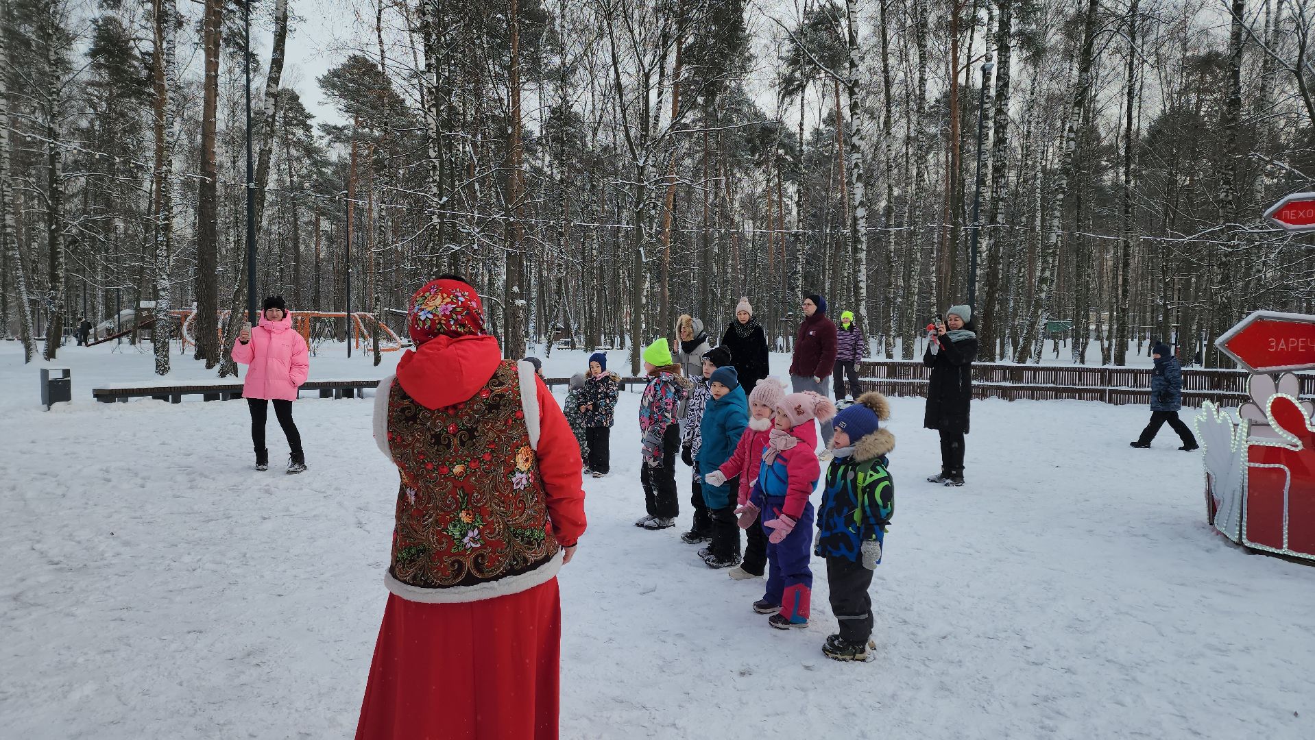 новый год, праздник, дети, для детей, праздник для детей, парк, парк пехорка, праздничная программа, праздничная программа для детей, вертикалки,