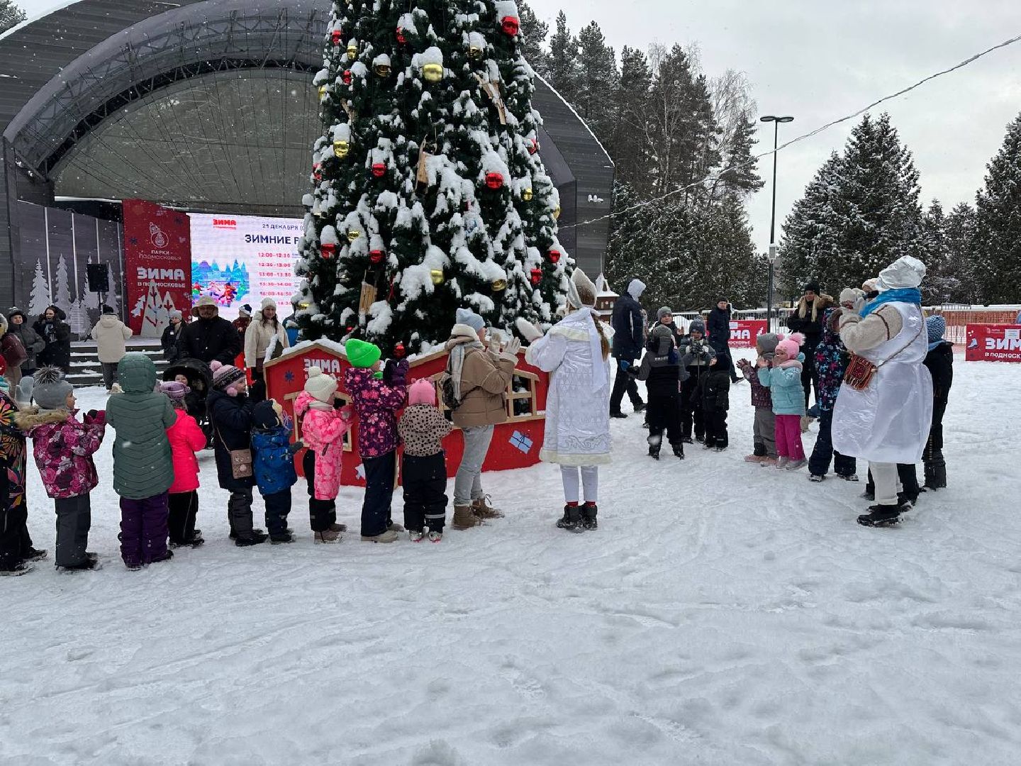 парки, парки домодедово, новый год,