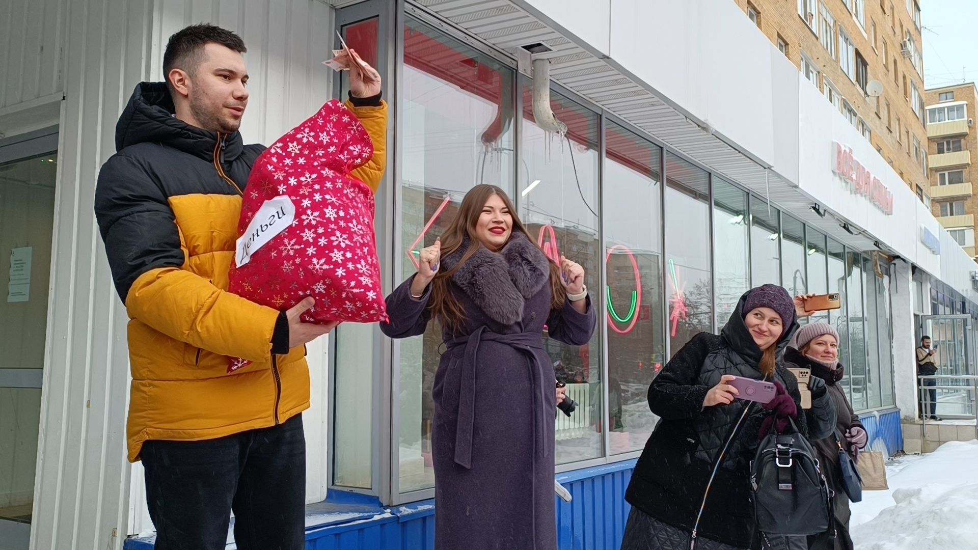 новый год, лобня, дед мороз, вертикалки,