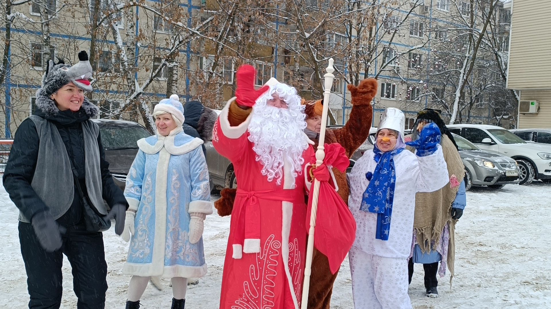 новый год, лобня, дед мороз, вертикалки,