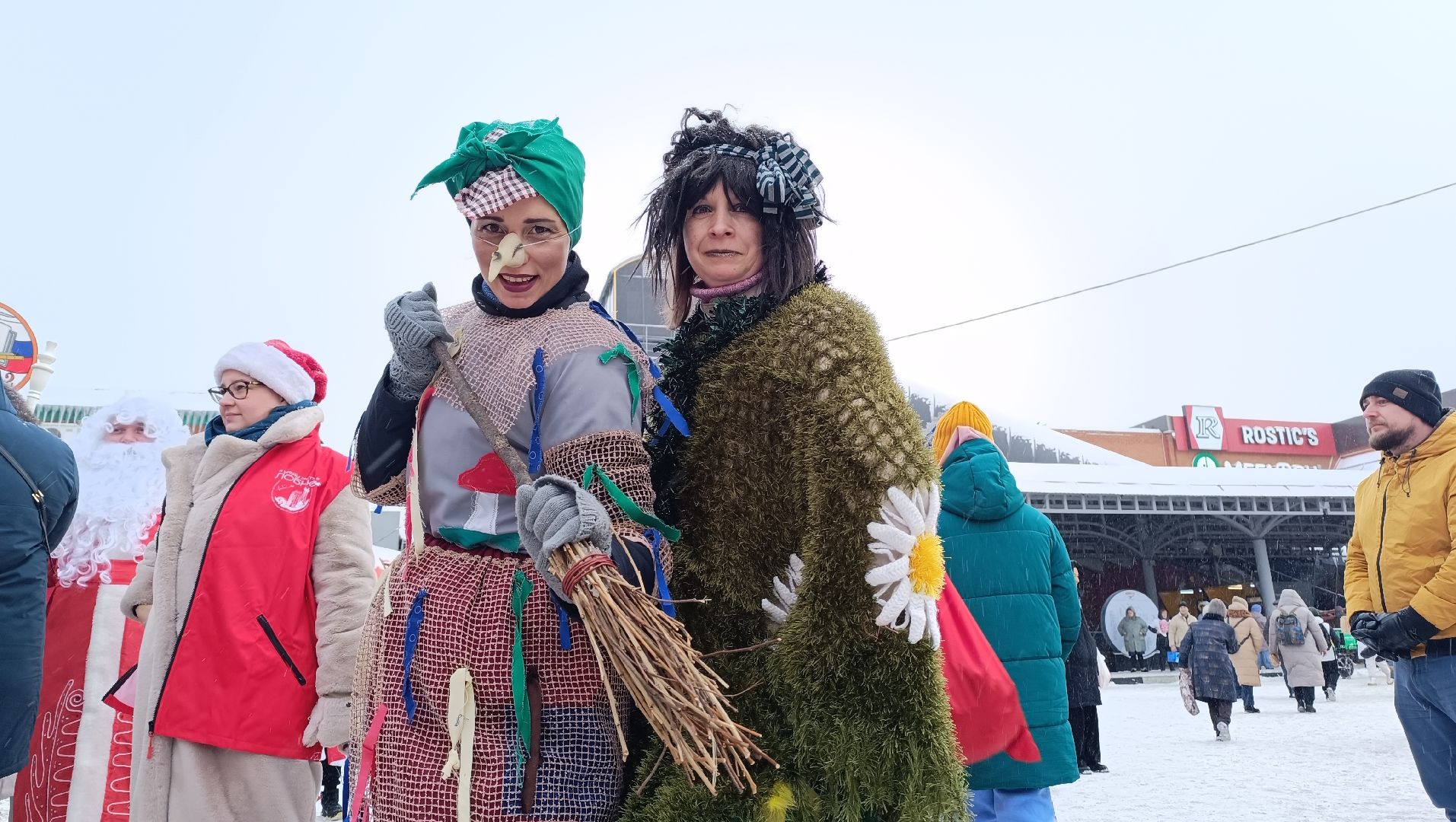 новый год, лобня, дед мороз, вертикалки,