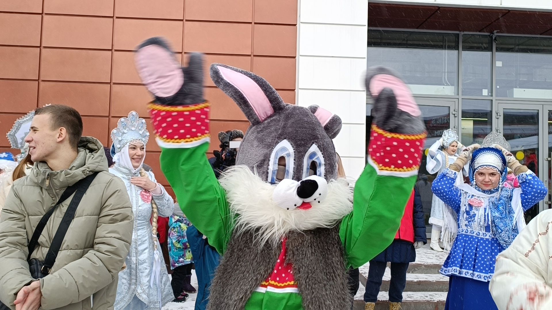 новый год, лобня, дед мороз, вертикалки,