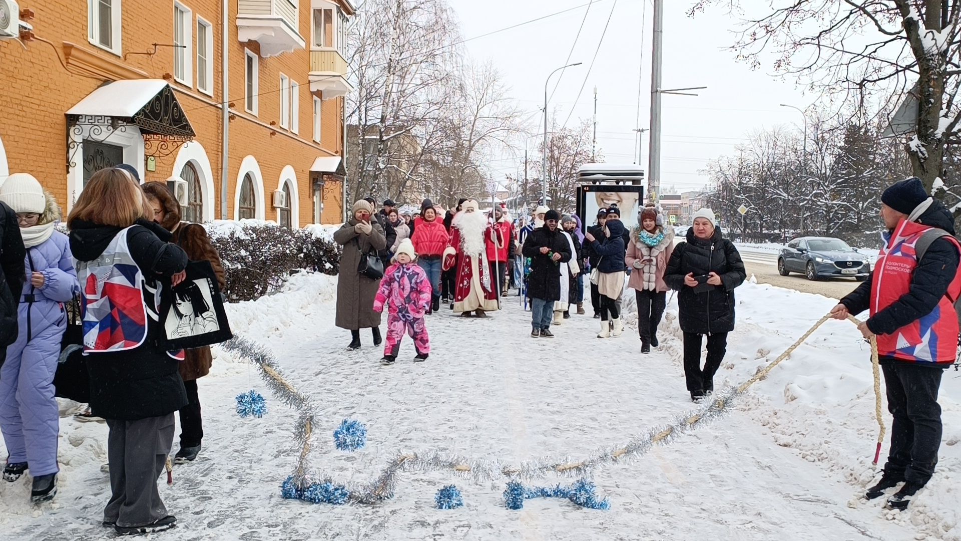 новый год, лобня, дед мороз, вертикалки,