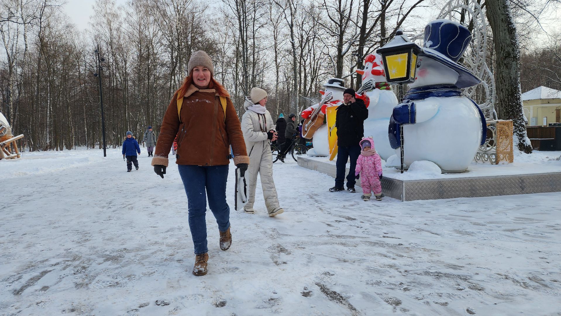 ступино, парки ступино, зима в подмосковье, парки баранки,