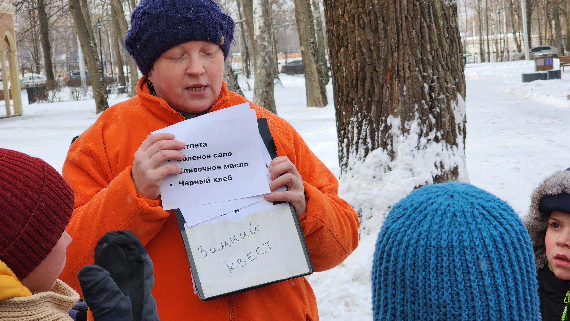 ступино, парки ступино, зима в подмосковье, парки баранки,