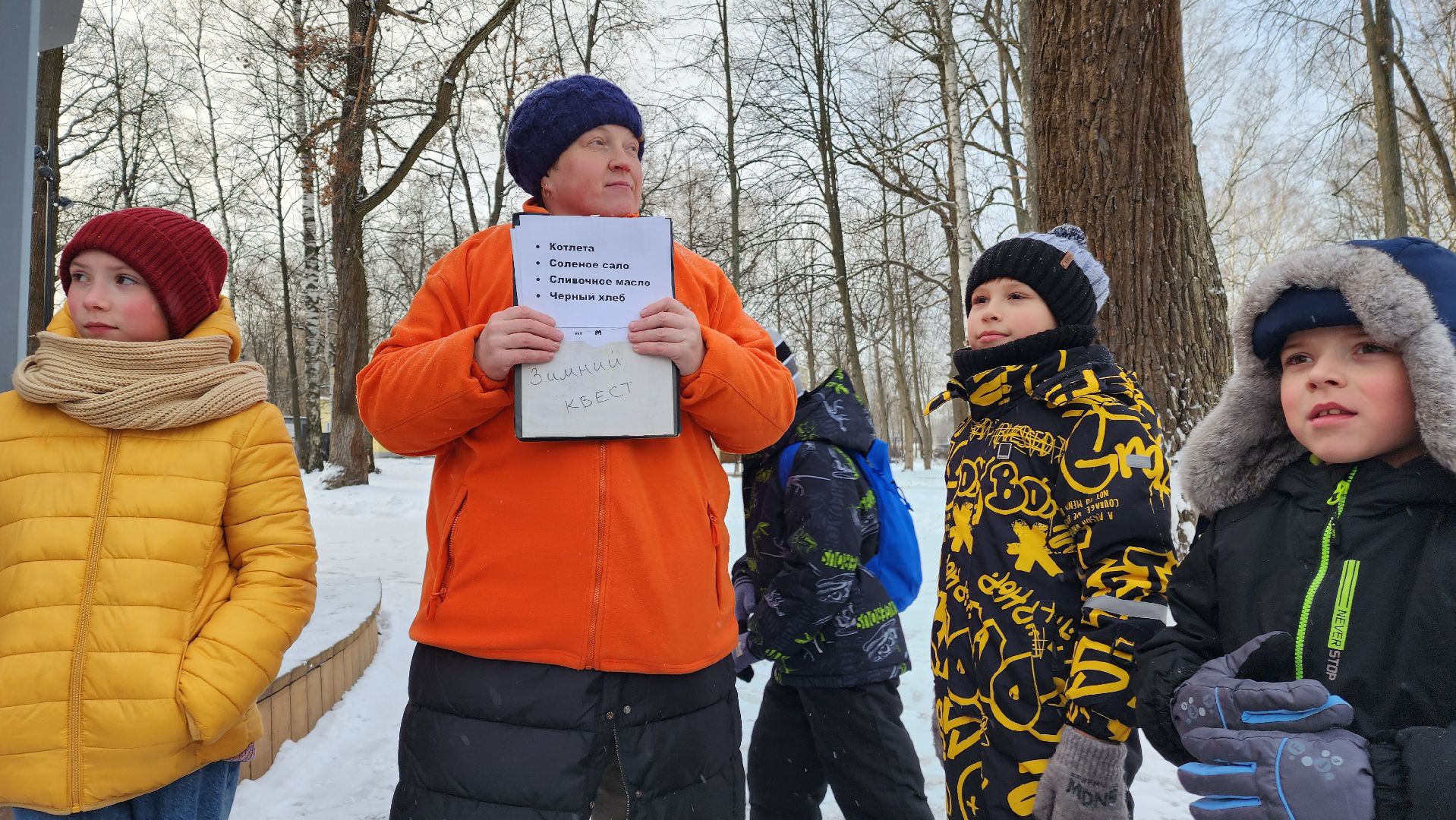 ступино, парки ступино, зима в подмосковье, парки баранки,