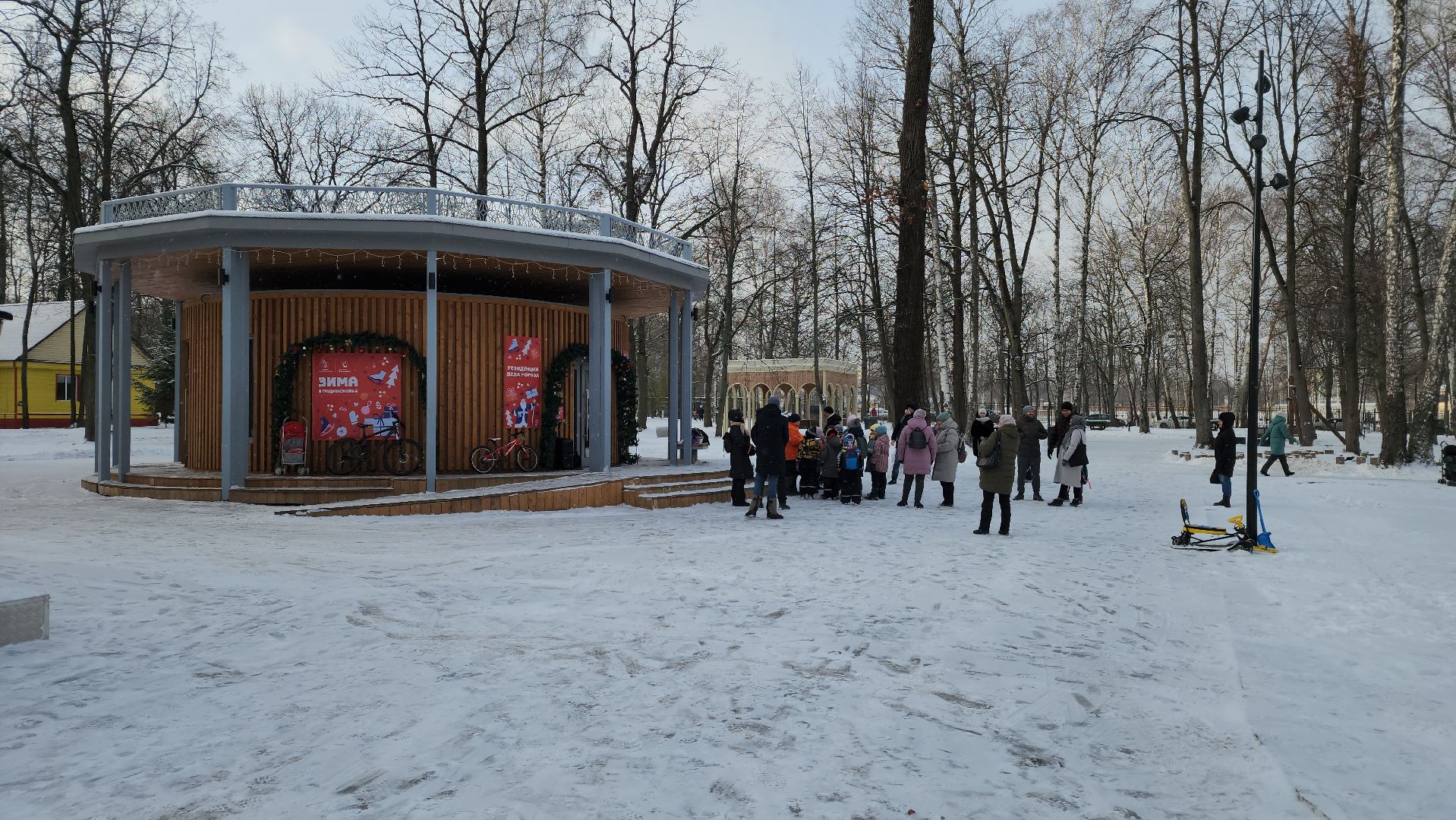 ступино, парки ступино, зима в подмосковье, парки баранки,