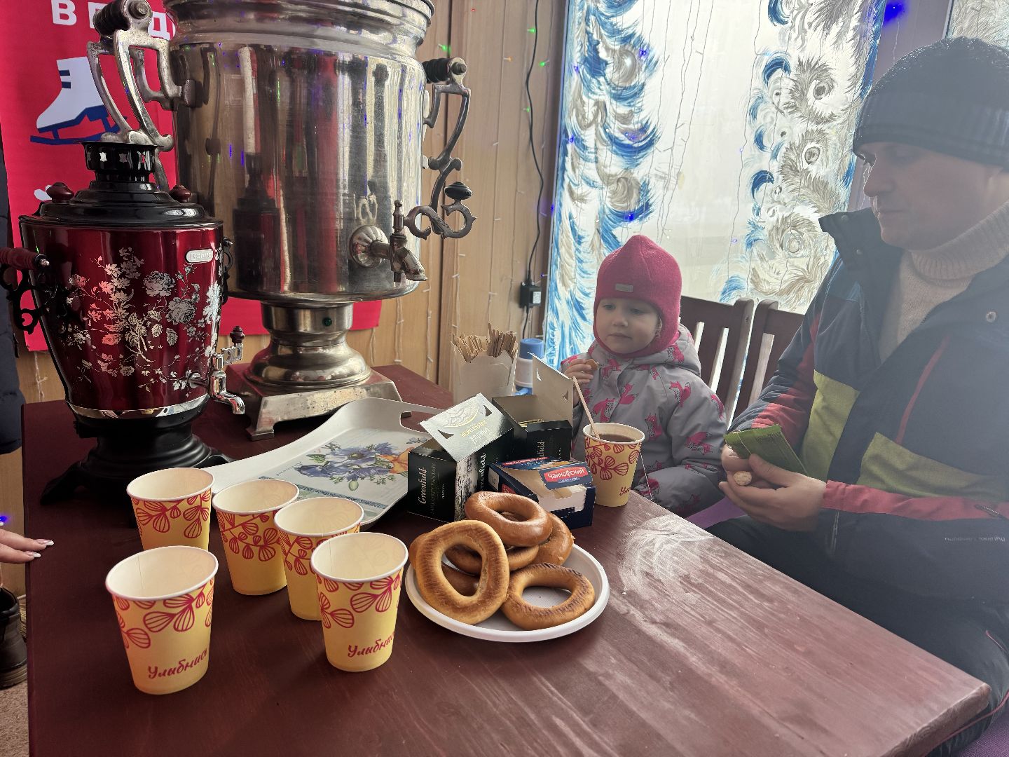 шаховская, фотозона, зима в подмосковье, баранки, самовар, самоварная станция, вертикалки,