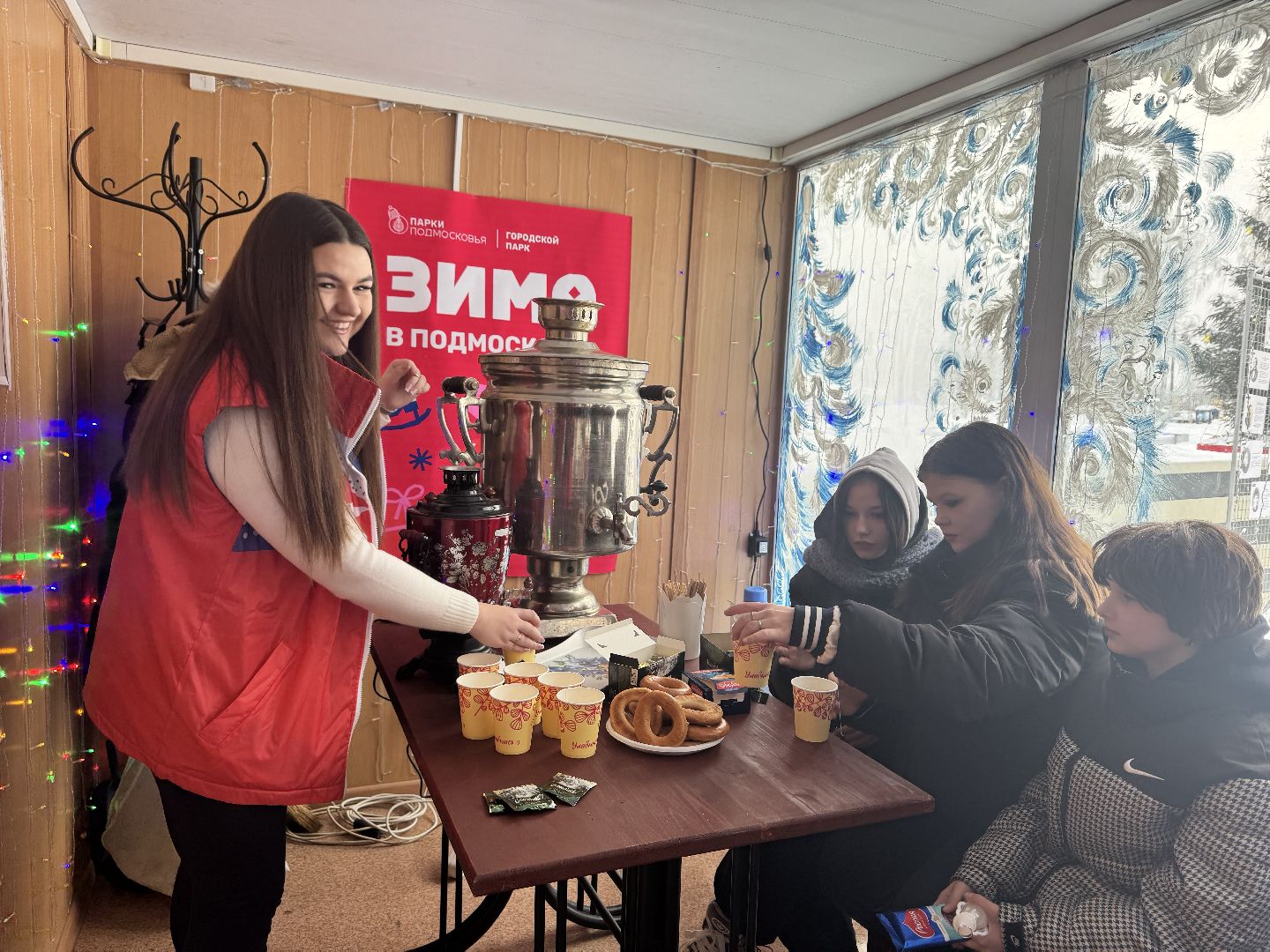 шаховская, фотозона, зима в подмосковье, баранки, самовар, самоварная станция, вертикалки,