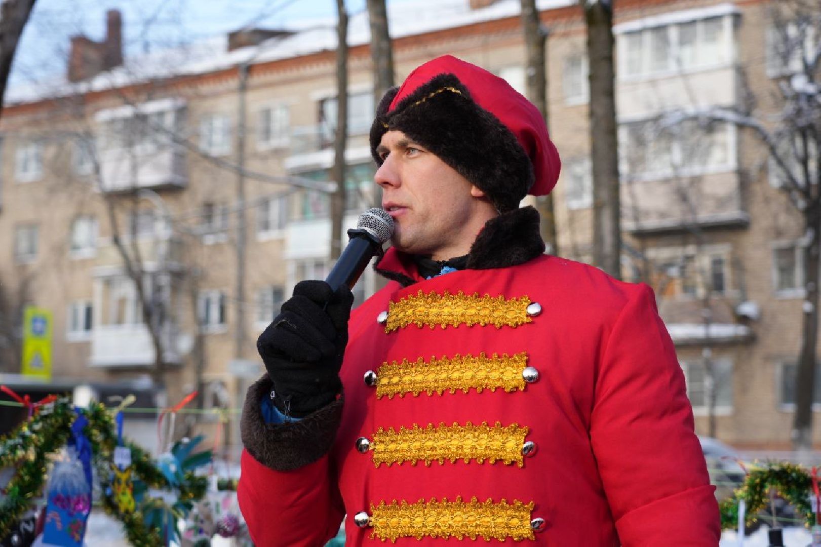 Новый год, Зажжение огней на елке, Зима в Подмосковье, Сергиев Посад, Сергиево-Посадский городской округ, Праздник, вертикалки,