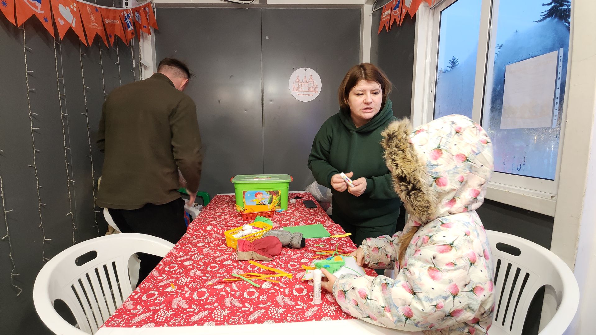 вертикалки, пушкино, мастер класс, дети, аппликация, новогоднее настроение, новый год, дети и родители,