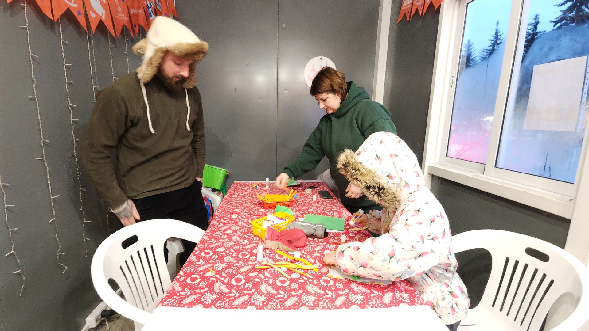 вертикалки, пушкино, мастер класс, дети, аппликация, новогоднее настроение, новый год, дети и родители,